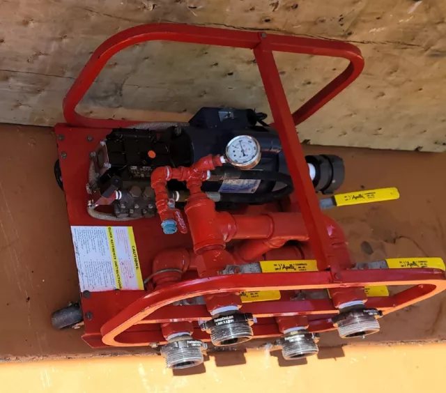 Rice Hydro FH3 Electric Hydrostatic Test Pump Fire Hose Tester - VERY NICE