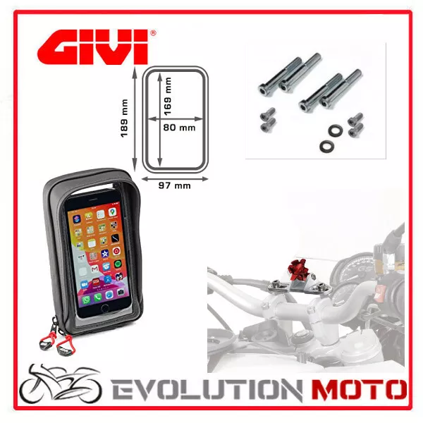 Kit Supporto + Porta Smartphone Suzuki Katana 1000 2019 > 2022 Givi