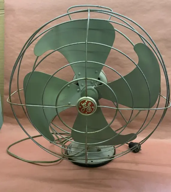 Vintage General Electric GE Vortalex 18" Fan  Works Great All Original