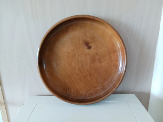 Oregon Myrtlewood Bowl Shallow 13 " Round