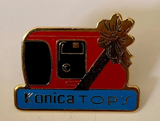 Pin's De Revers Vintage Konica - Montgolfière Publicitaire - Lot Collection