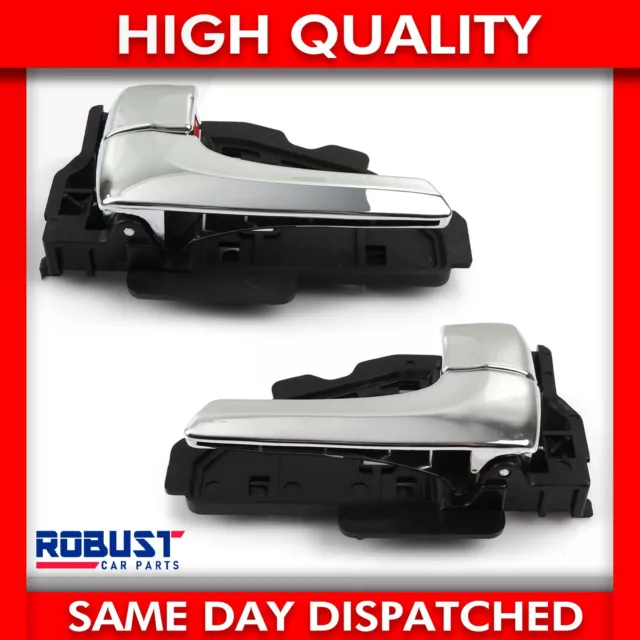 Chrome Interior Door Handle Front Or Rear Right & Left For Hyundai Tucson Ix35 3