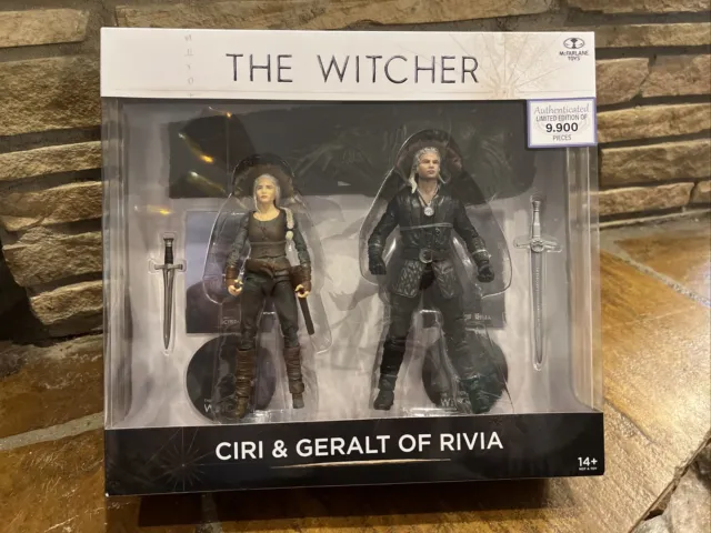 The Witcher Netflix Season 3 Geralt of Rivia and Ciri 2Pack 7" Figure Mcfarlane
