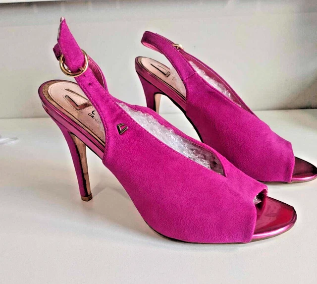 Pink sling back shop shoes uk