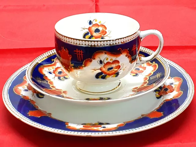 Vintage Art Deco 1925 Paragon Star Knochen China Imari Mit Pfingstrosen Tokio Teetrio