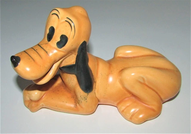 Rare Wadeheath Wade Heath Flaxman Ware Disney Pluto Dog Figurine Art Deco 1930s