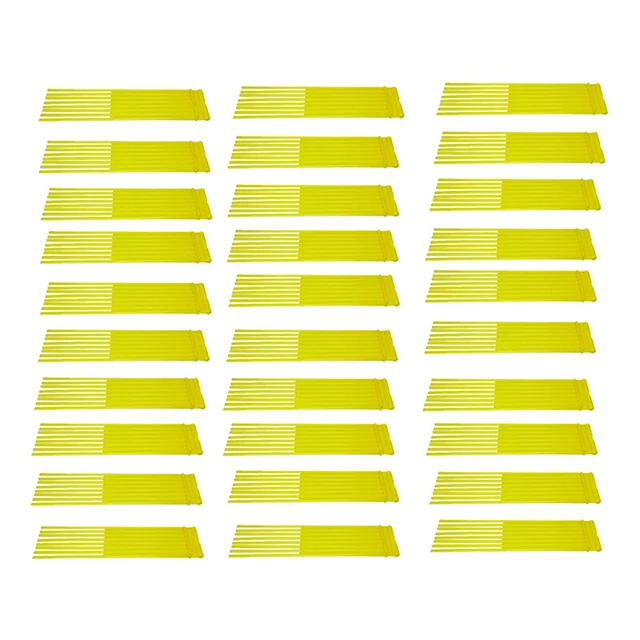 Lot De 54 Brosses Jaunes Pour Balai Westwood Countax - Longueur 140mm - Non Authentiques