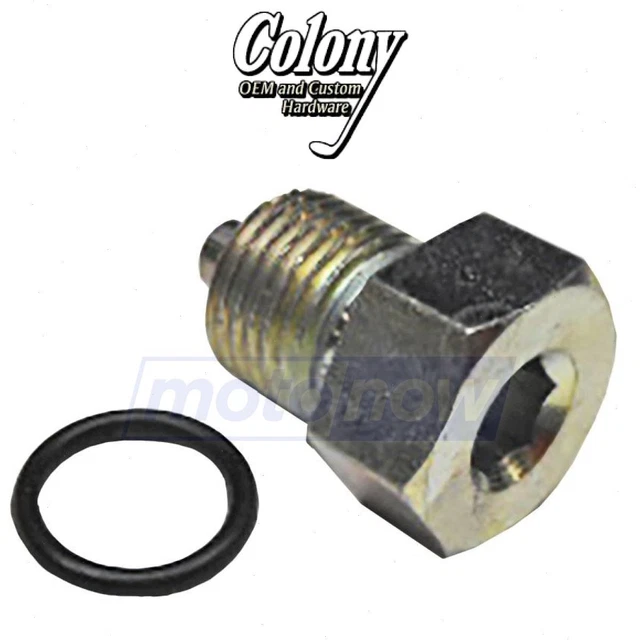 Colony Tank Drain Plugs for 2000-2009 Harley Davidson FXDL Dyna Low Rider - or