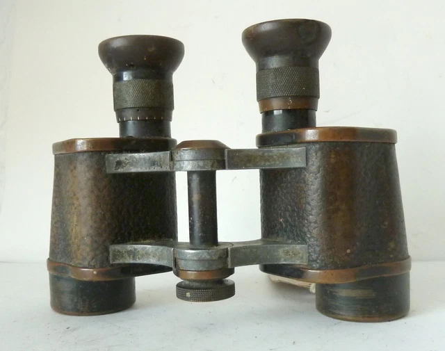 Binoculares militares Carl Zeiss DF-6 principios de 1900 GL35