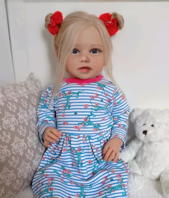 20" Lifelike Reborn Baby Dolls Girl Stella Realistic Cute Blonde Girl Doll Gift