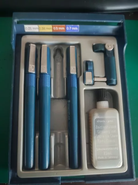 Tuscheschreiber Staedtler Marsmatic 700 in OVP 0,25& 0,7& 0,35