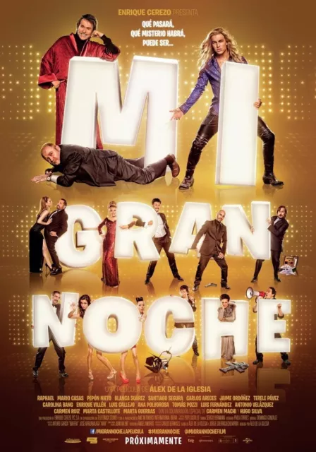 Película Española, Mi Gran Noche, 1 Dvd, 2015