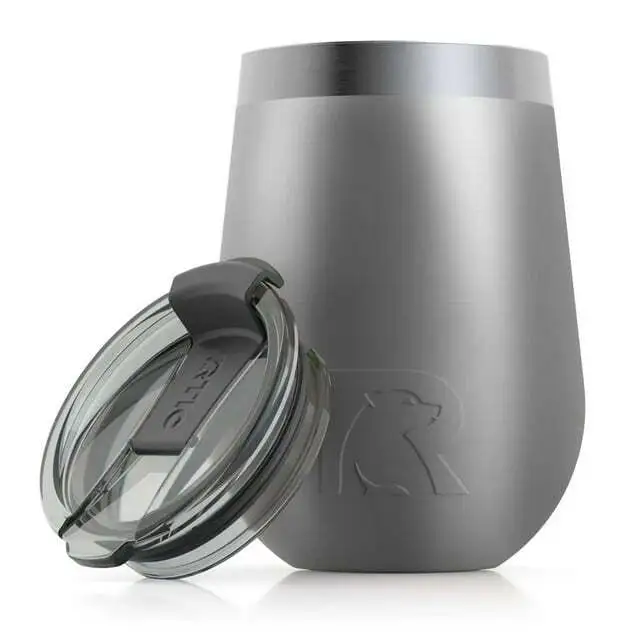 RTIC 12 oz Cocktail Tumbler Insulated Stainless Steel with Lid, Graphite