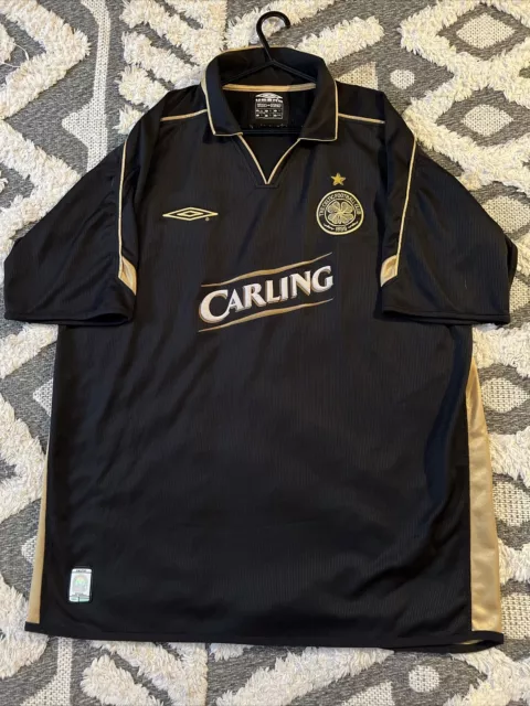 Celtic 2003/2004 Away Football Shirt Umbro Vintage Soccer Jersey Size Xl Adult
