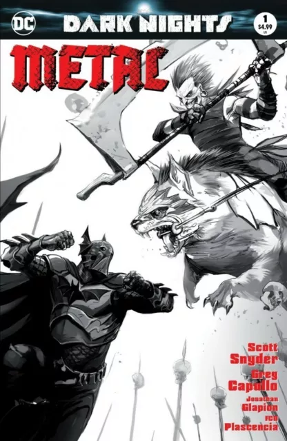 Dark Knights: Metal #1 Mattina Sketch Variant (2017) Vf/Nm Dc