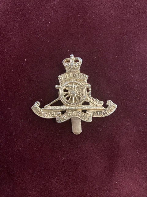 BRITISH ARMY ROYAL Artillery Cap Beret Badge £12.00 - PicClick UK