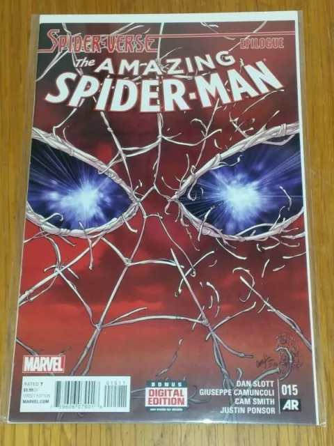 Spiderman Amazing #15 Spiderverse Marvel Comics April 2015 Nm+ (9.6 Or Better)