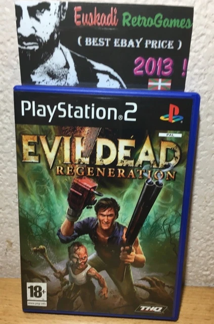 Jeu Evil Dead Regeneration PS2 PAL FR - Version Française Sans Notice, En Très Bon état