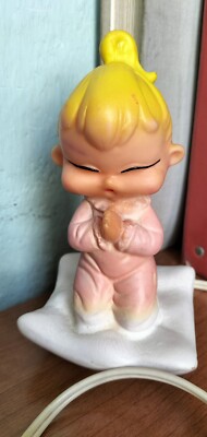 LAMPADA CHICCO VINTAGE ANNI 60 GOMMA RUBBER TOY 