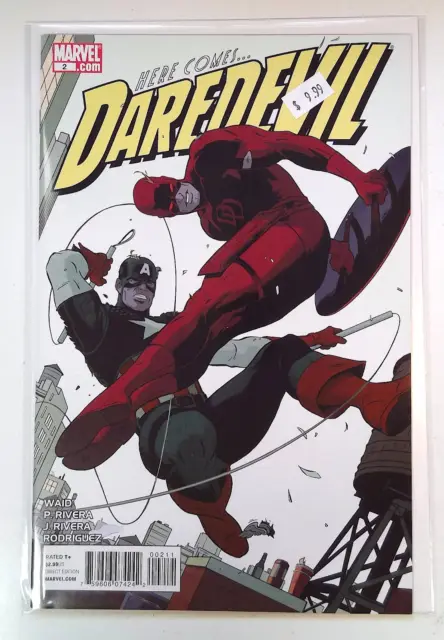 Daredevil #2 Marvel Comics (2011) NM 3rd Series 1st Print Comic Book