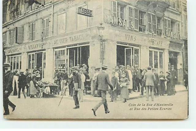 PARIS X - Coin de la Rue d'Hauteville et Rue des Petites Ecuries - Tabac - Rams