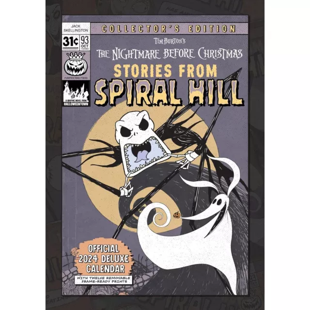 NIGHTMARE BEFORE CHRISTMAS 2024 Calendar Special Edition Calendar With