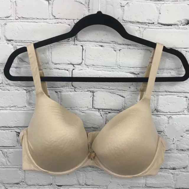 CACIQUE BRA WOMEN 40D Beige Balconette Underwire Push Up Intuition Uplift  Plunge $13.99 - PicClick