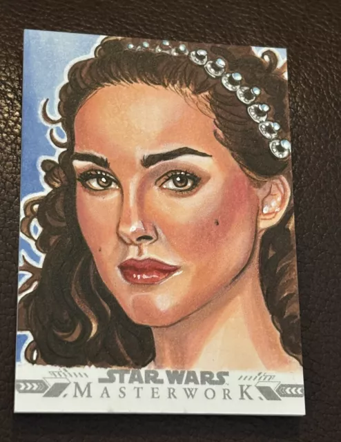 2022 Topps Star Wars Masterwork Dawn Murphy Sketch Card Sketch 1/1 Padme NM