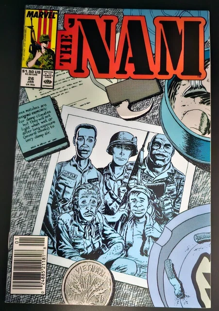 THE 'NAM Marvel Comics No. 26 "Auld Acquaintance" 1989 Doug Murray RAW