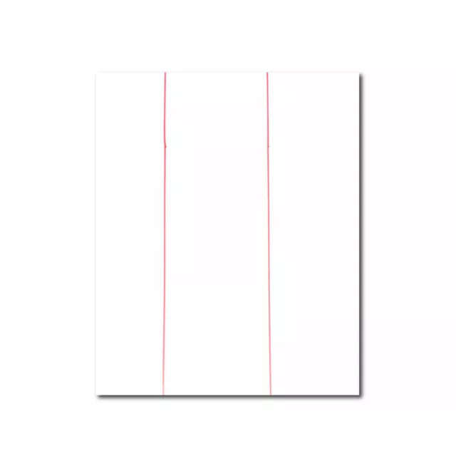 INKJET IRON ON HEAT TRANSFER PAPER LIGHT 100 Sheets 8.5 " x 11" DOUBLE RED LINE 2