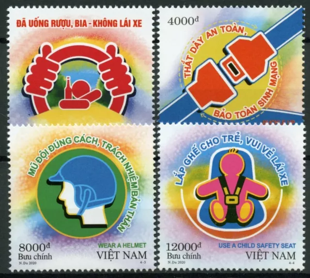 Vietnam Stamps 2020 MNH Road Traffic Safety 4v Set