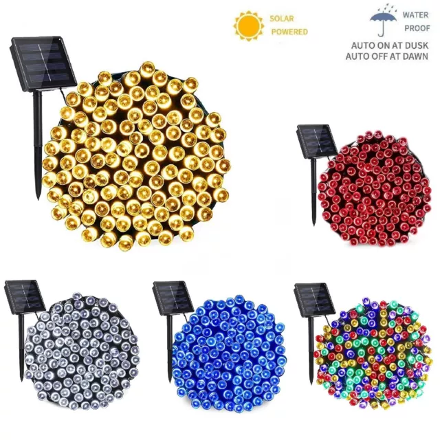 Outdoor Garden Solar Lights Fairy String Light For Party Wedding 50/100/200/500