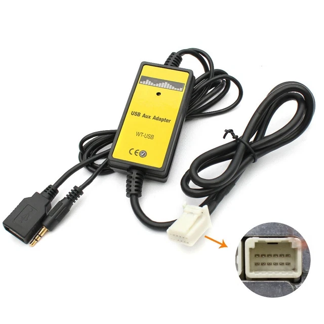 Car Audio MP3 USB Interface Aux Adapter For Toyota For Corolla High-Quality