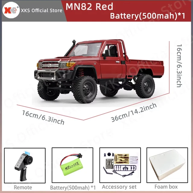 MN82 RC CAR 112 Full Scale 2.4G 4WD 280 Motor Remote Control OffRoad
