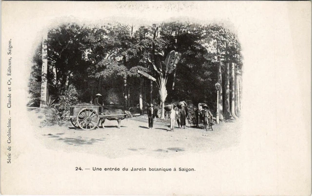 CPA AK VIETNAM COCHINCHINE Saïgon Entrée du Jardin botanique (61844)