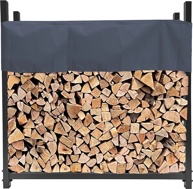 Scaffalatura in Metallo per Legna Da Ardere, 113 X 25 X 115 Cm, 0,5 M3, per Este