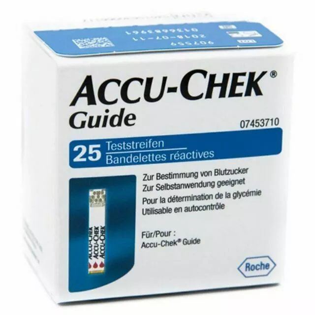 Accu-Chek Guide 25 Stricse per Controllo Glicemia