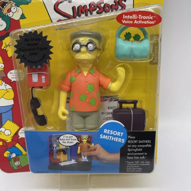 Playmates The Simpsons World Springfield WOS Resort Smithes Interactive Figure 2