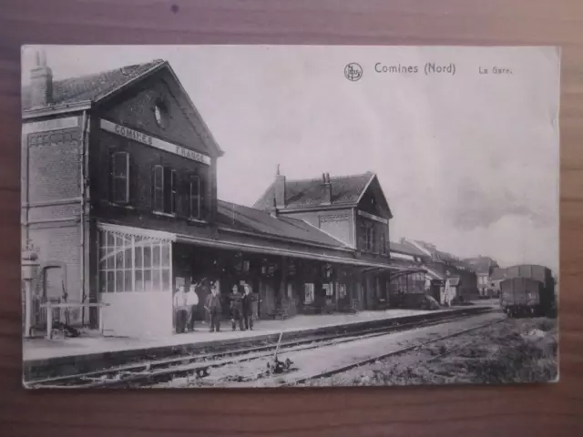 AK - Comines (Nord) - La Gare - Bahnhof - Frankreich