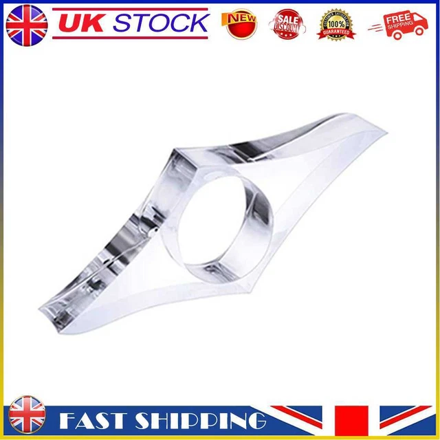 Acrylic Book Paper Clips Page Holder Stationery School Office Bookmarks (M) #gib