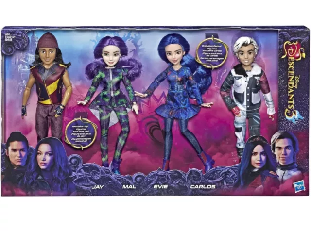 Disney Descendants 3 Isle of The Lost Collection 4 Pack Dolls - BRAND NEW