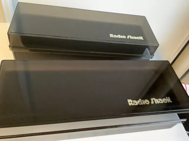 Vintage Radio Shack Cassette Tape Holders x2