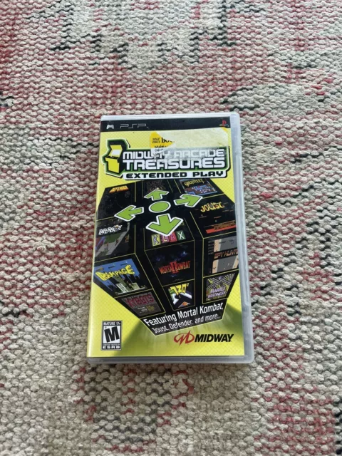 Midway Arcade Treasures: Extended Play (Sony PSP, 2005) Complete