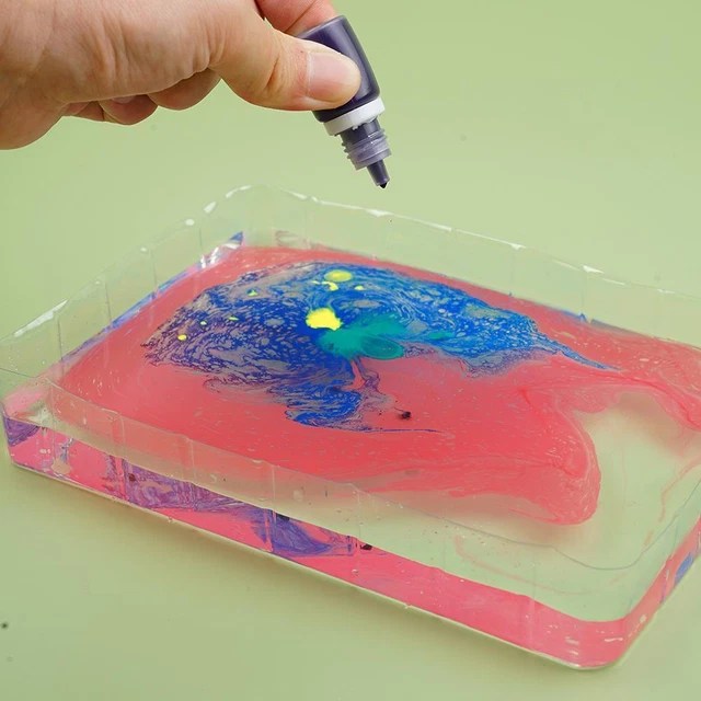 Marbling Painting Kit DIY Painting on Water Creative Set Art NICE Kid X9X5
