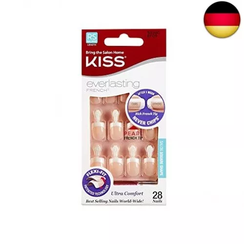 Kiss Products Everlasting French Nail Kit, String of Pearls, 0.07 Pound by Kiss