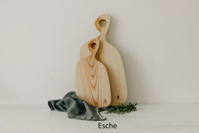 1 Pièce Planche à Découper Frêne Petit, Planche de Cuisine Plateaux