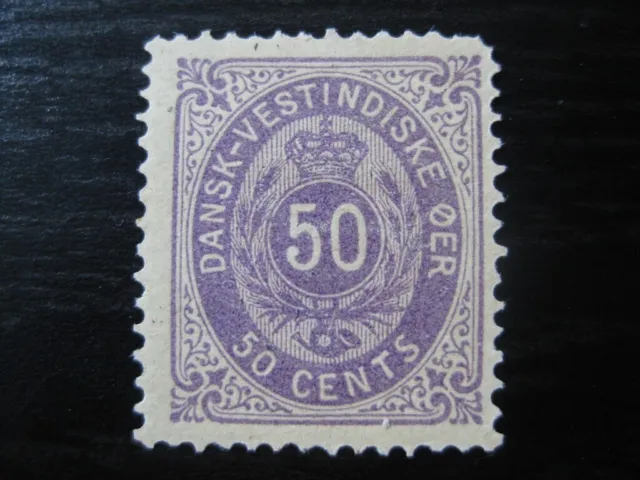 DANISH WEST INDIES Sc. #13 scarce mint stamp! SCV $190.00