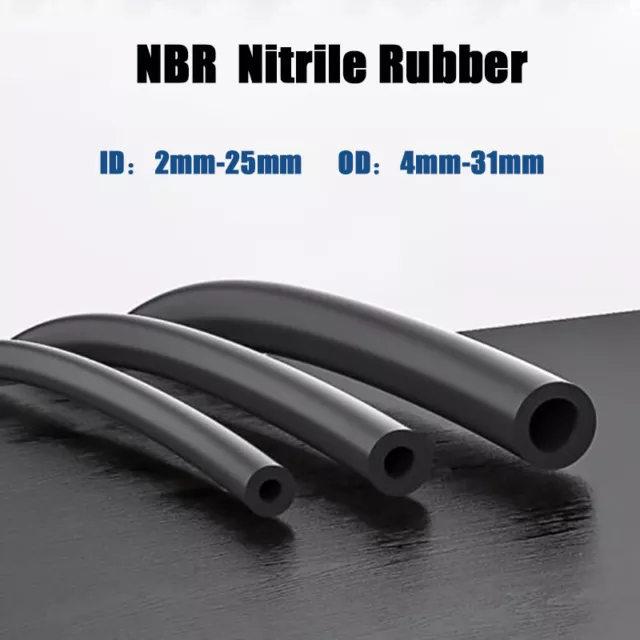 Flexible Nitrile Rubber Fuel Hose NBR Tube for Air Water Oil Gas Petrol Line