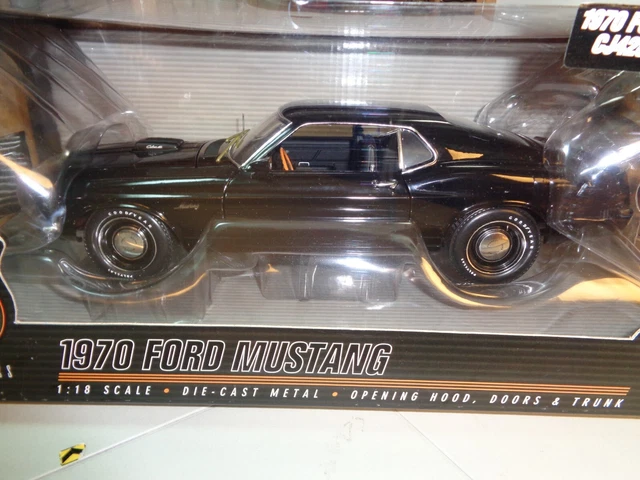 Ford Mustang Boss 1970 Highway 61 1:18 – Verte, Miniature Moulée Sous Pression