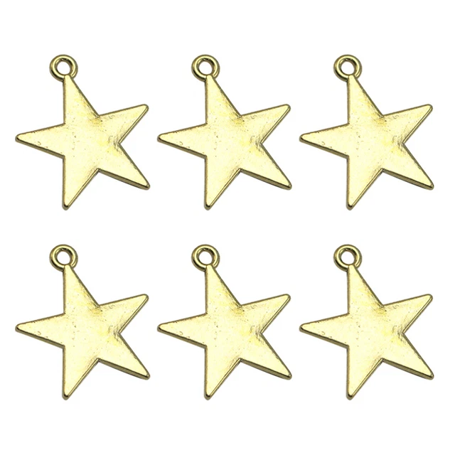 50 pcs Legierung Anhänger Goldene DIY Charme Schmuck Machen Zubehör Für Handwerk